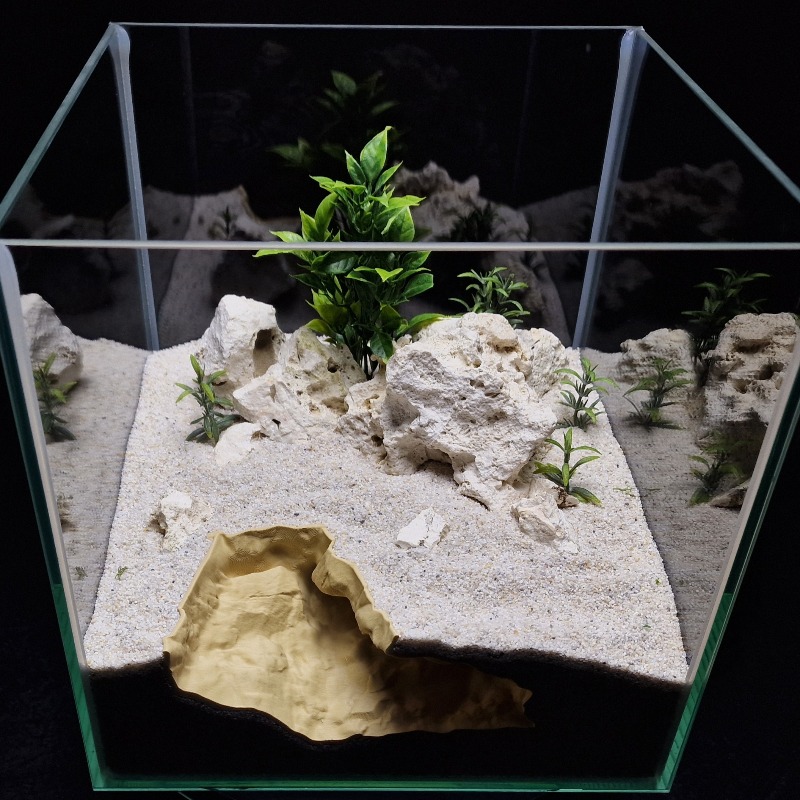 3D Printed High Sim Natural Ro - Aquarium Fish Hide 评论和价格