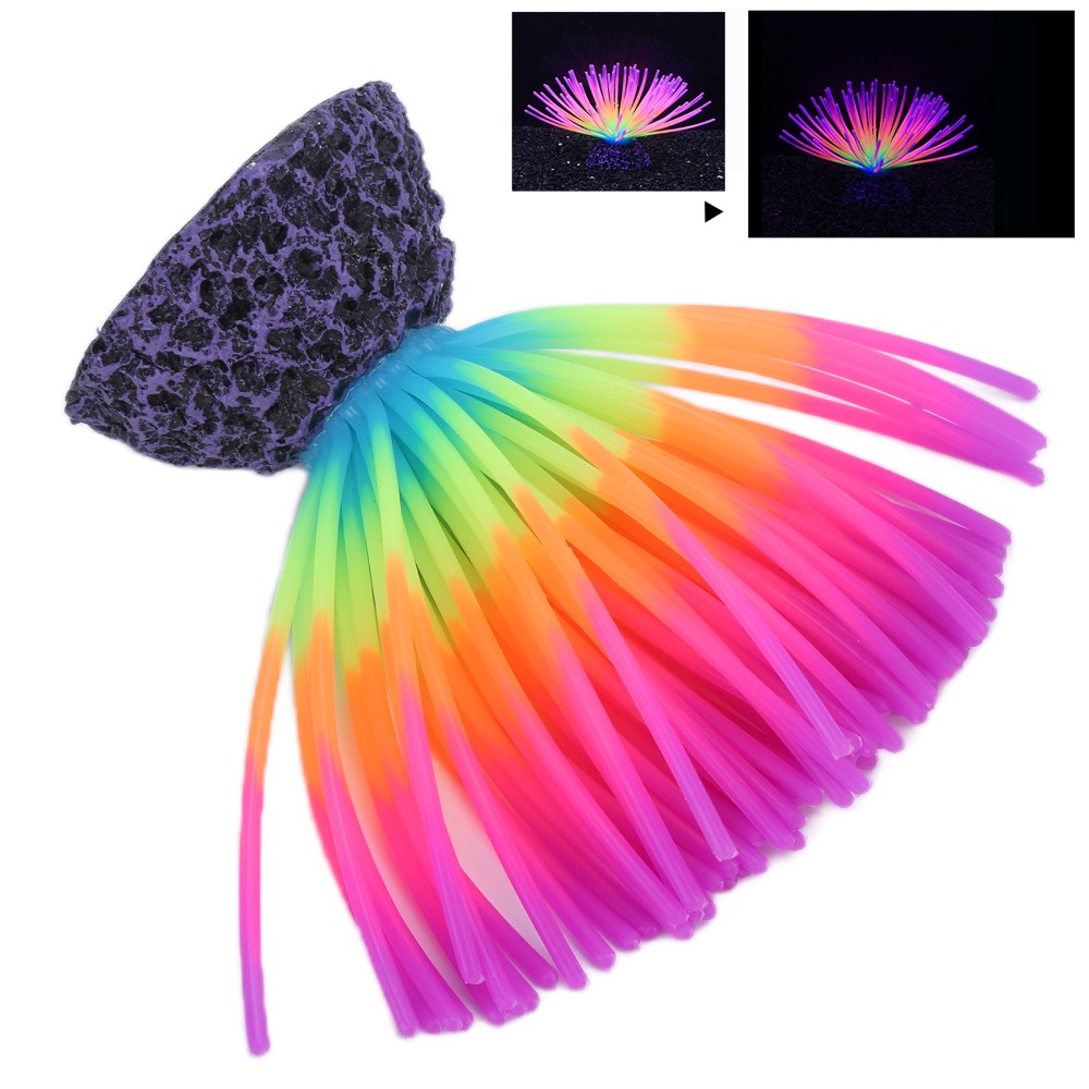 Colorful Aquarium Silicone Cor - Aquarium Fish Rainbow 评论和价格
