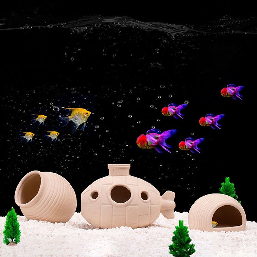 Ceramic Aquarium Shrimp Hideaw - Aquarium Fish Hide 评论和价格