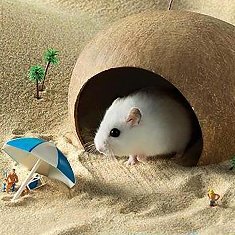 Coconut Hut Decor for Aquarium - Aquarium Fish Hide 评论和价格
