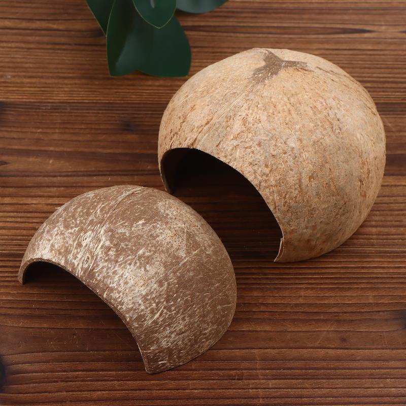 Coconut Hut Decor for Aquarium - Aquarium Fish Hide 评论和价格