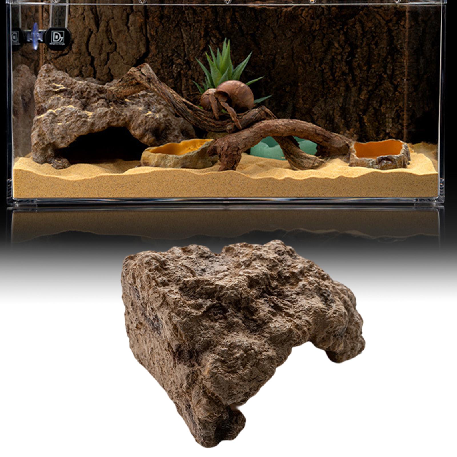 Resin Reptile Hide Cave Artifi - Aquarium Fish Hide 评论和价格