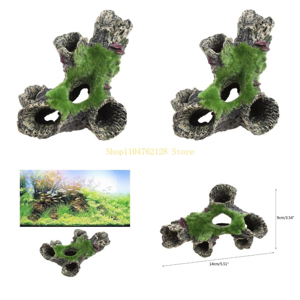 Aquarium Resin Cave Moss Tree  - Aquarium Fish For Sale 评论和价格