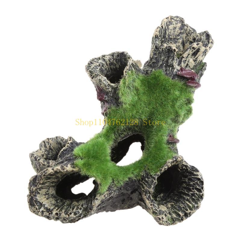 Aquarium Resin Cave Moss Tree  - Aquarium Fish For Sale 评论和价格
