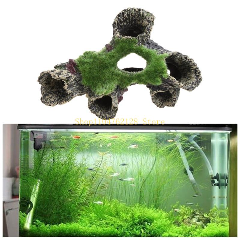 Aquarium Resin Cave Moss Tree  - Aquarium Fish For Sale 评论和价格