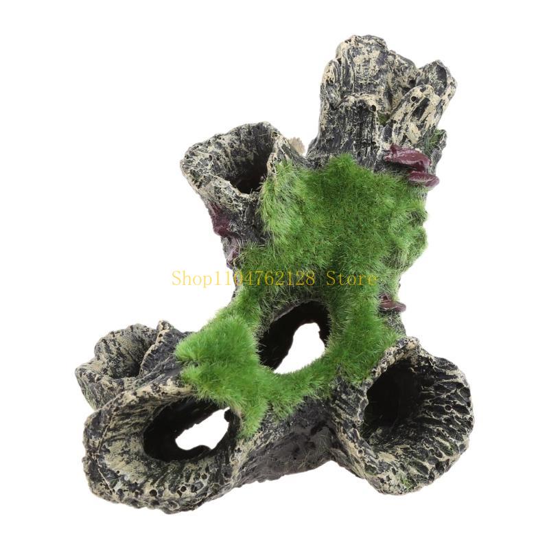 Aquarium Resin Cave Moss Tree  - Aquarium Fish For Sale 评论和价格