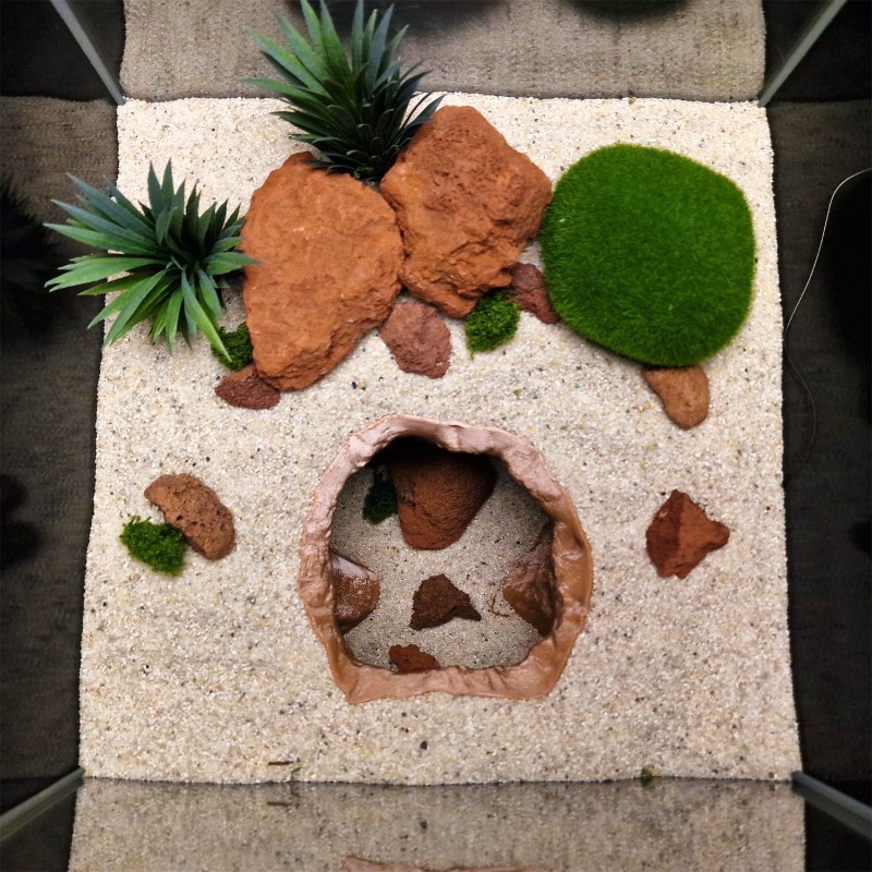 Sinkhole Cave Aquarium Ornamen - Aquarium Fish Hide 评论和价格