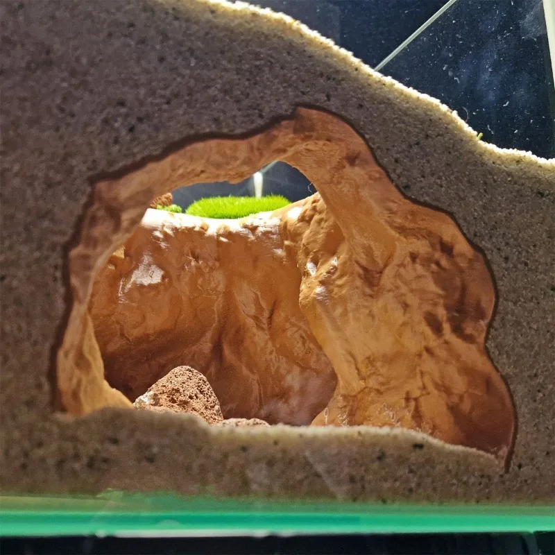 Sinkhole Cave Aquarium Ornamen - Aquarium Fish Hide 评论和价格