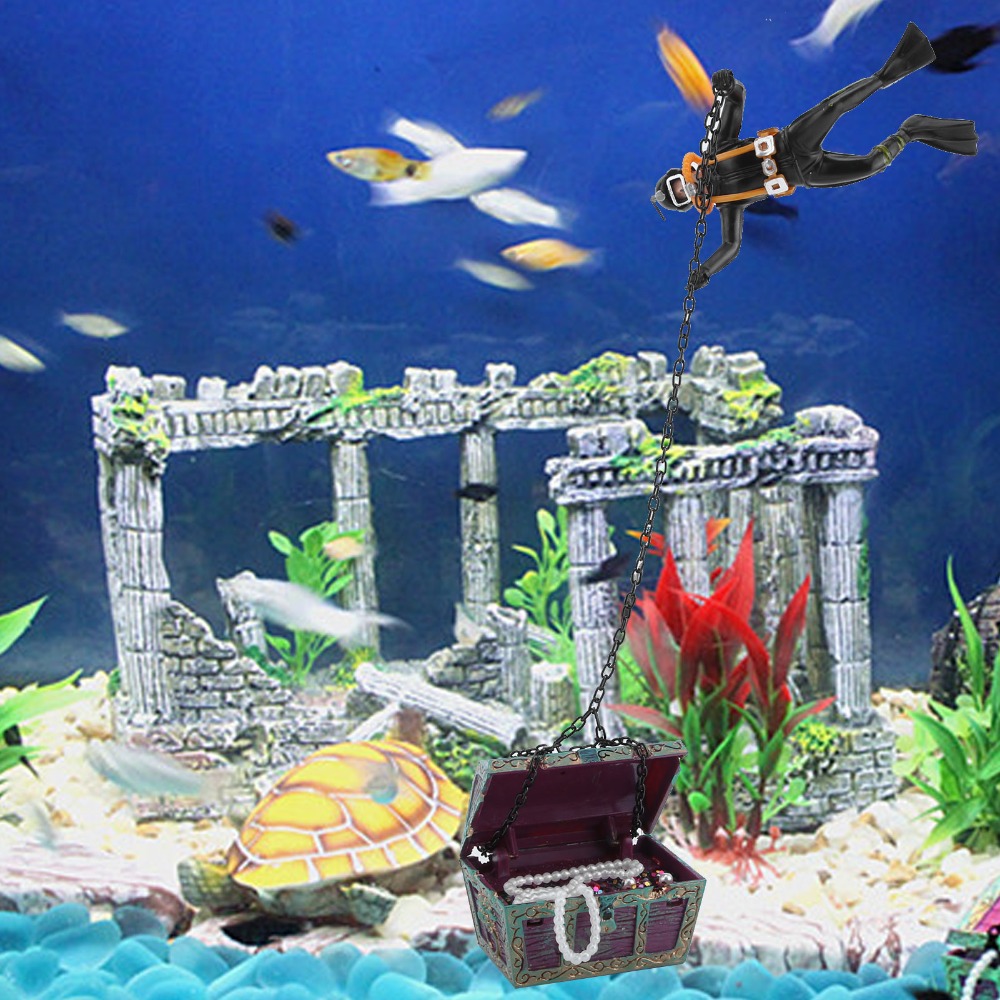 Resin Aquarium Ornament Live-A - Aquarium Fish Price 评论和价格