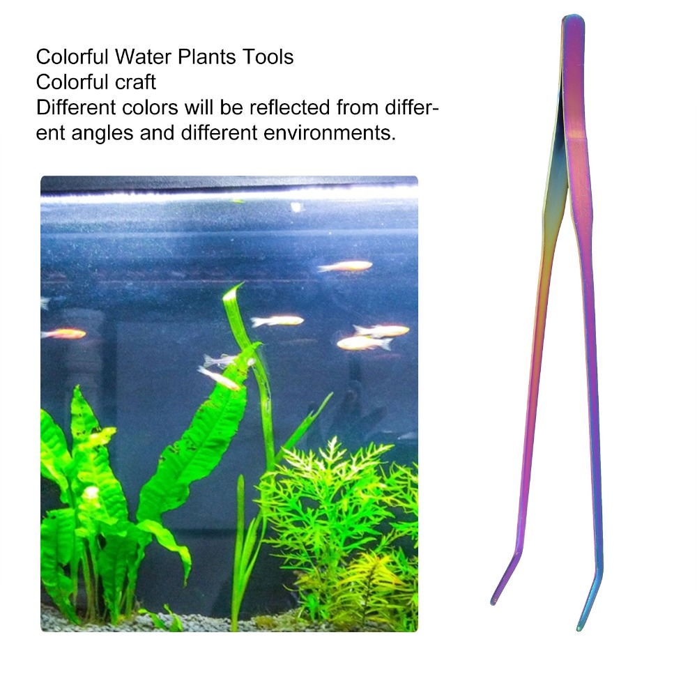 Stainless Steel Aquarium Tweez - Aquarium Fish Rainbow 评论和价格