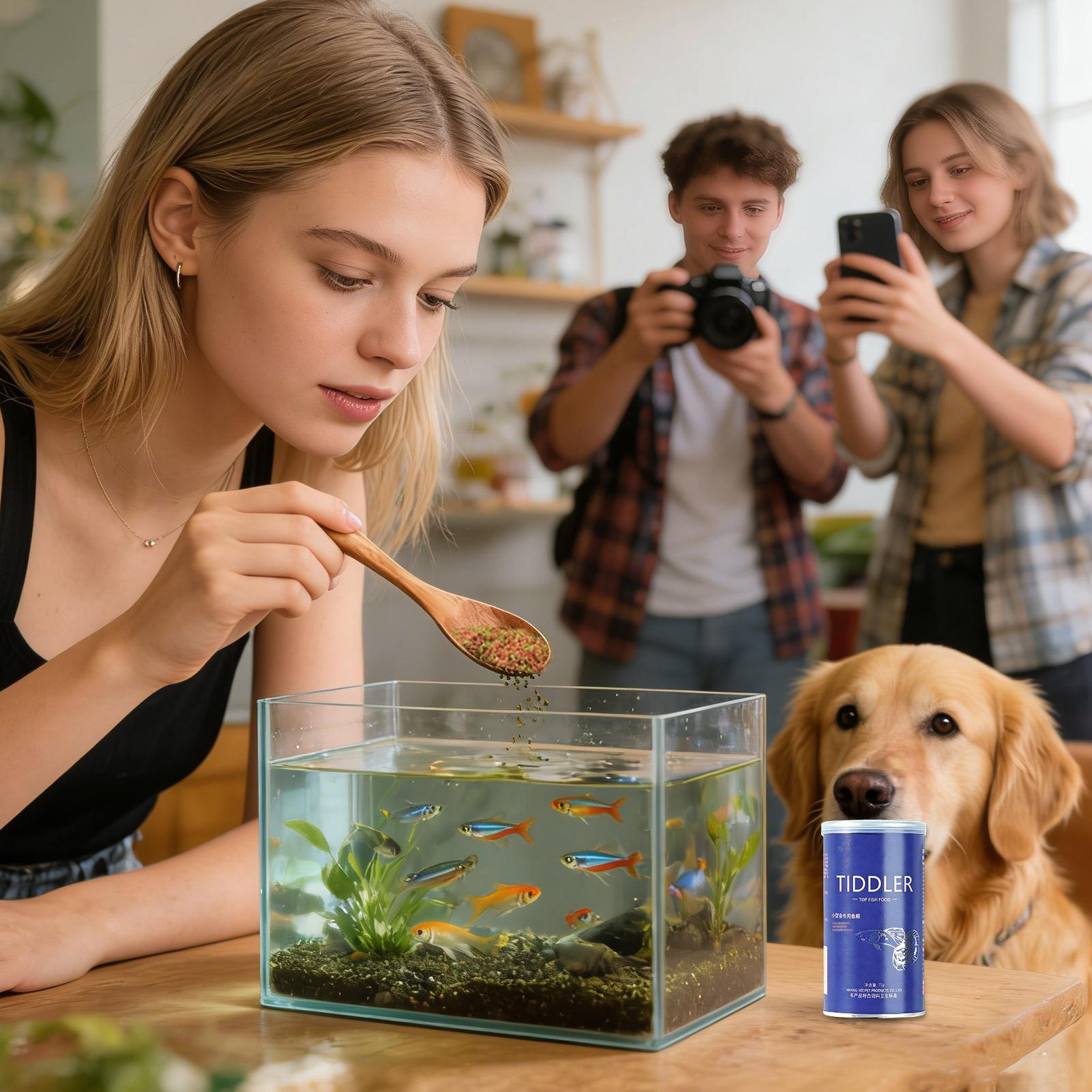Fish Food Aquarium Feed Small  - Aquarium Fish Price 评论和价格