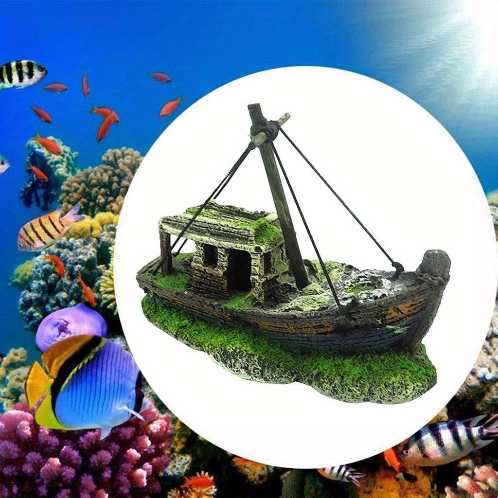 Aquarium Fish Tank Landscape W - Aquarium Fish Hide 评论和价格